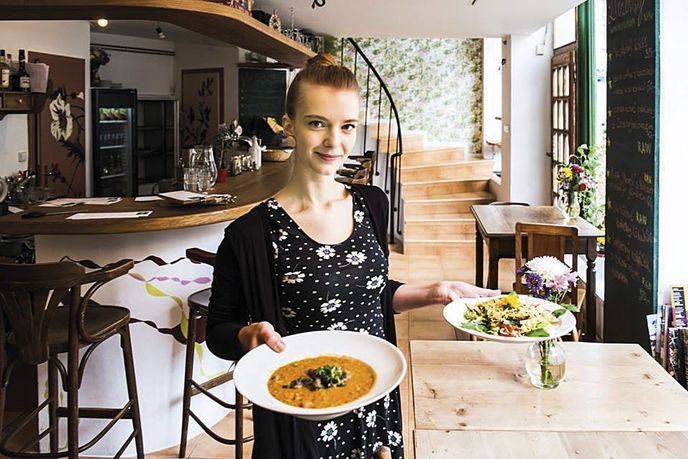 Restaurace Plevel s veganským zaměřením