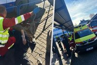 Dramatická záchrana v Jihlavě: Na nádraží zkolaboval silně krvácející muž