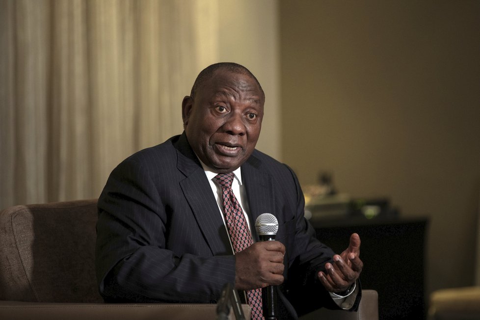 Prezident Jihoafrické republiky Cyril Ramaphosa