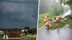 Po bouřkách na jihu Čech zůstává bez proudu 300 odběratelů