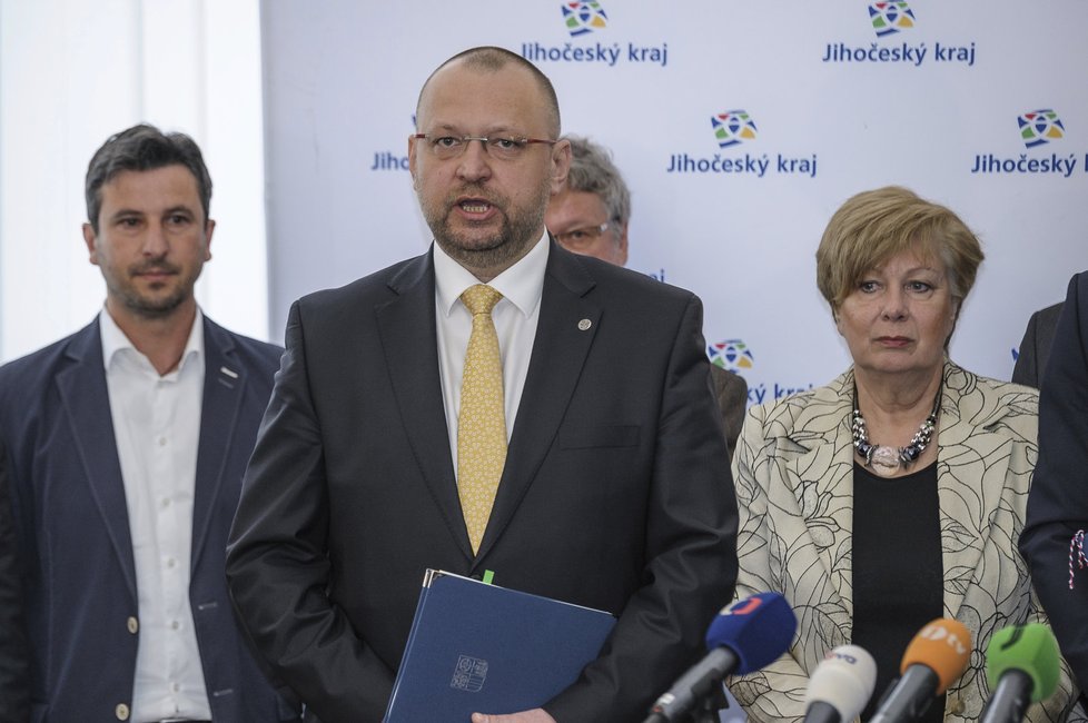 Podepsání nové koalice na jihu Čech: Jan Bartošek z KDU-ČSL