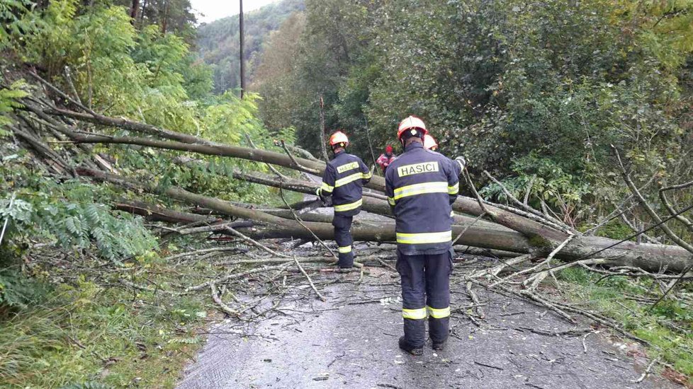 Hasiči Jihomoravského kraje zasahovali u 58 událostí v souvislosti s povodněmi. (14.10.2020)