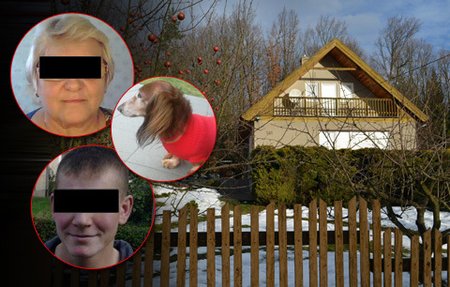 V tomhle domě zabil muž svou manželku, syna i psa.