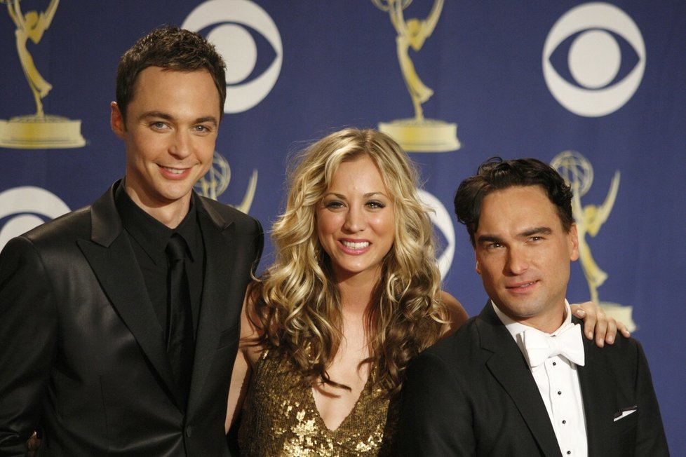 Jim Parsons, Kaley Cuoco a Johnny Galecki