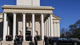 Pohřeb Rosalynn Carterové v Atlantě (28. 11. 2023)