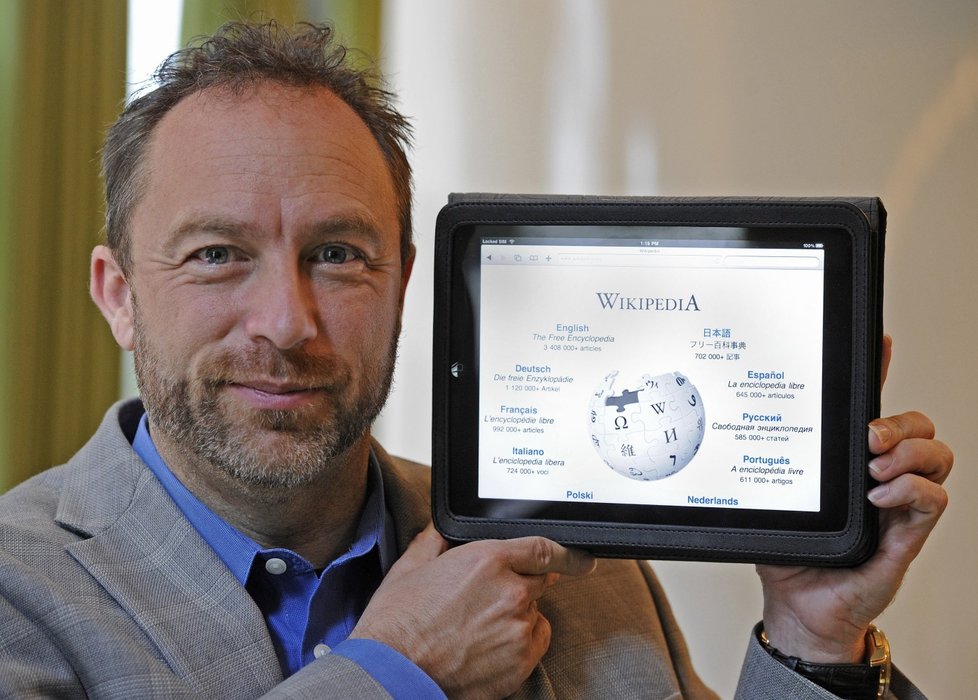 Jimmy Wales, spoluzakladatel Wikipedie.