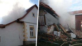 V Lipolci u Dačic vybuchla propanbutanová lahev a zranila staršího muže.