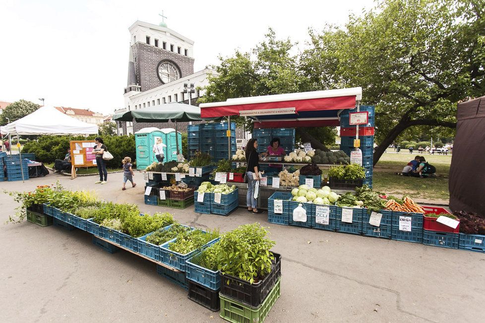 Na Jiřáku můžete opět navštívit farmářské trhy.