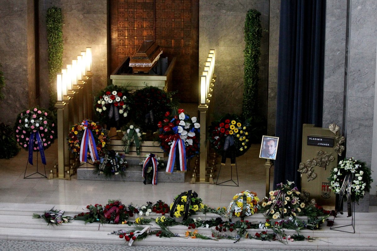 Pohřeb Vladimíra Jiránka