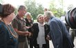 Kolegové Ladislav Trojan (79, na snímku) a Antonín Hardt (76) vítali Jiřinu Jiráskovou s nelíčenou radostí.