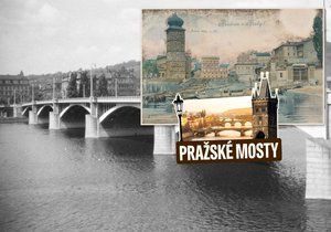 Jiráskovu mostu v Praze musel ustoupit jezuitský pavilon, stavba se otevírala ve třech částech.