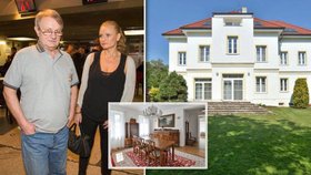 Režisér Adamec (74) prodává vilu za 100 milionů! Kvůli rozvodu s Janou (50)? 