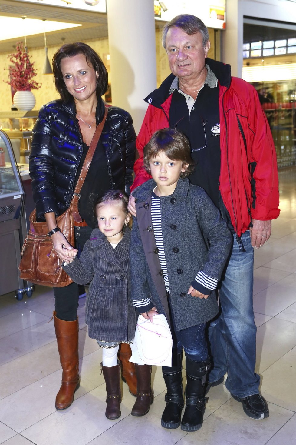 Jiří Adamec s rodinou