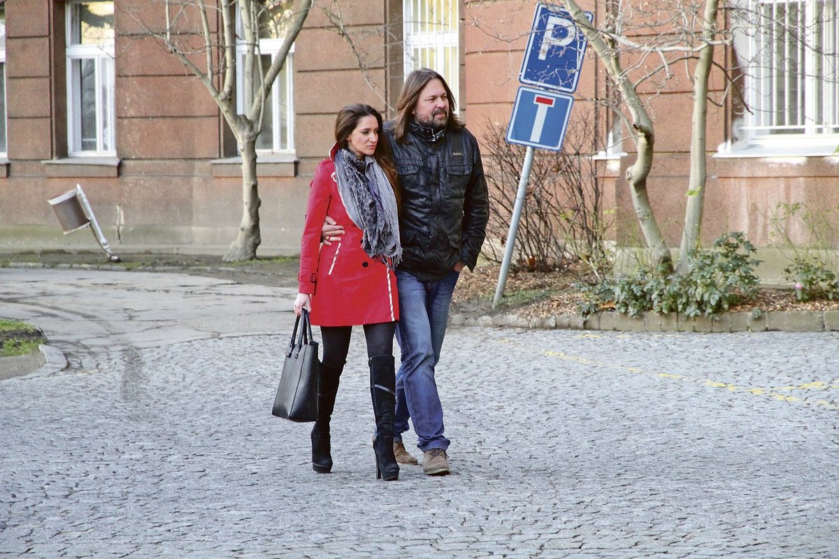 Jiří Pomeje a jeho manželka Andrea.