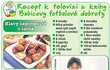 Recept k televizi z knihy Babicovy fotbalové dobroty