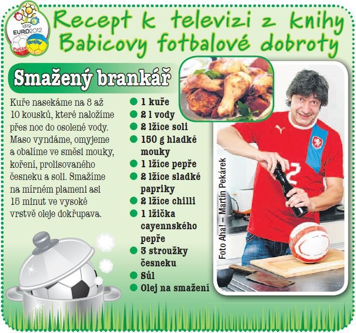 Recept k televizi z knihy Babicovy fotbalové dobroty