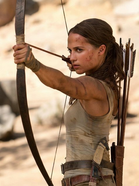 Alicia Vikanderová jako Lara Croft.
