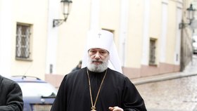 Za pravoslavnou církve se přišel rozloučit metropolita Kryštof