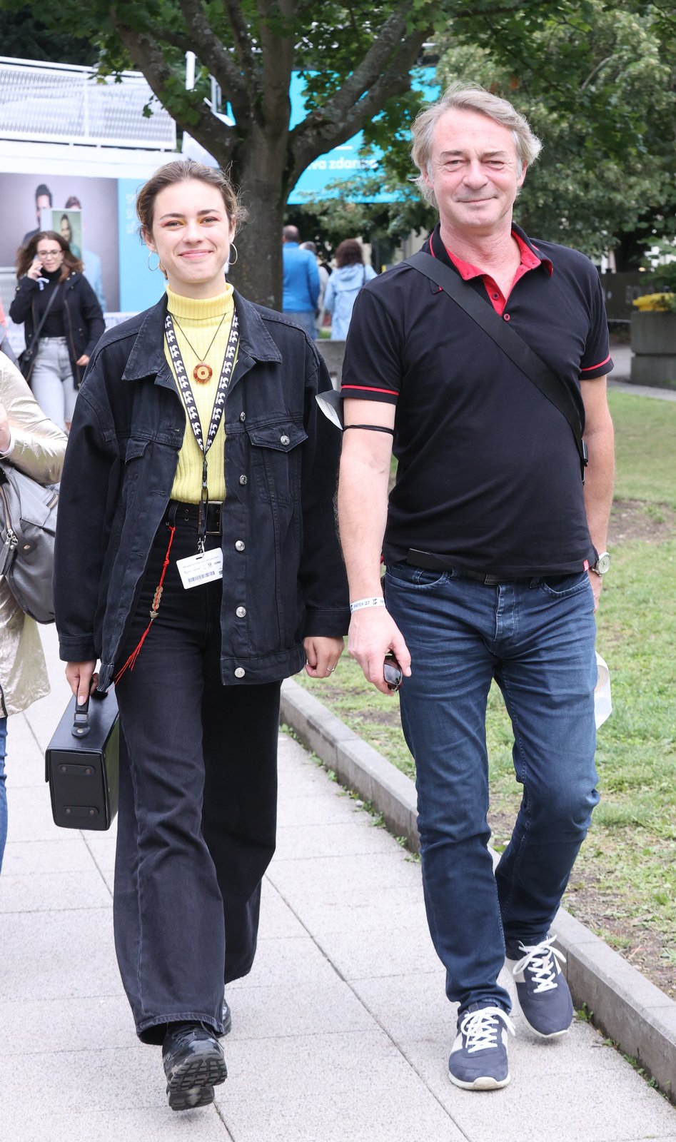 Anička vyrazila s tátou i na filmový festival do Varů.