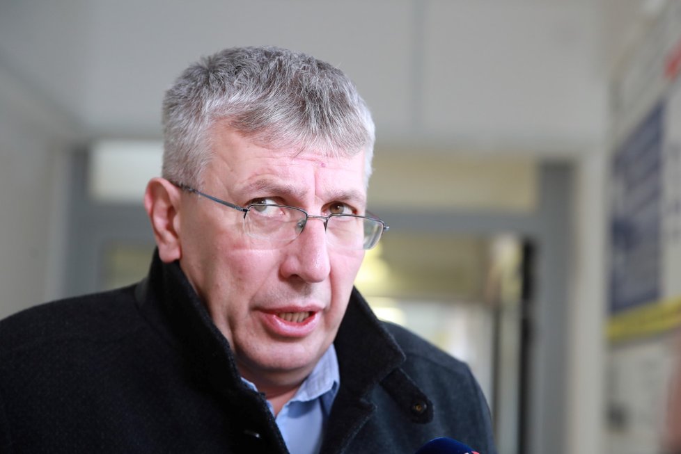Ředitel Fakultní nemocnice Ostrava Jiří Havrlant. Vyjádřil se k útoku v nemocnici, při němž zemřelo 7 lidí.