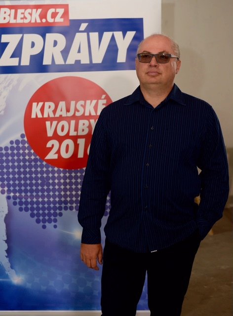 Lídr Strany zelených a pirátů Jiří Hlavenka