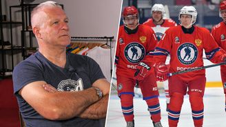 Jiří Hrdina hodnotí Vladimira Putina na ledě: Hrát hokej neumí, střílet se docela naučil, chápu, proč to dělá