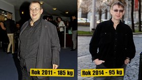 Jiří Hromada vážil 185 kilo. Nyní dramaticky zhubl.