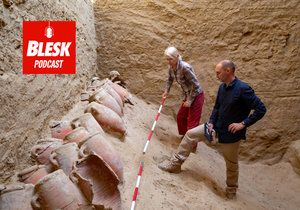Blesk Podcast: Zásadní objev českých egyptologů. V Abúsíru našli mumifikační »sklad«