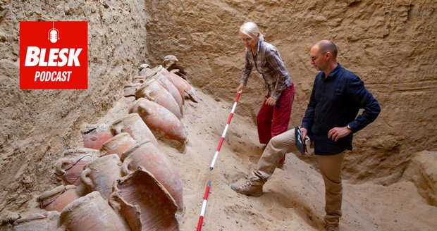 Podcast: Zásadní objev českých egyptologů. V Abúsíru našli mumifikační »sklad«. Komu patří?