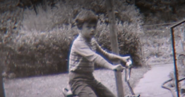 Cyklista Jiří Ježek jako dítě