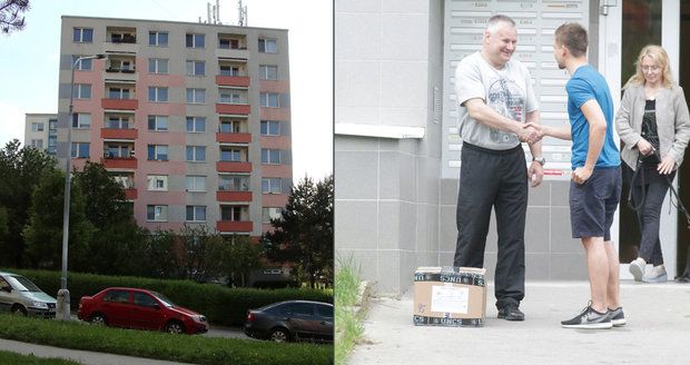 Takhle se Kajínek zabydluje: K milence stěhoval obří bednu