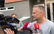 Jiří Kajínek tráví konec týdne v Brně. Novinářům se svěřil, že se zatím nesetkal nikde s žádnými negativními reakcemi. Lidem děkuje za podporu, že mu věří.