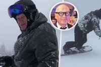 Důkaz, že věk je jen číslo? Korn (76) na snowboardu! Poklonu mu vysekla i nejlepší snowboardistka
