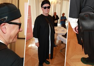 Jiří Korn jako módní ikona s luxusními doplňky za desetitisíce.