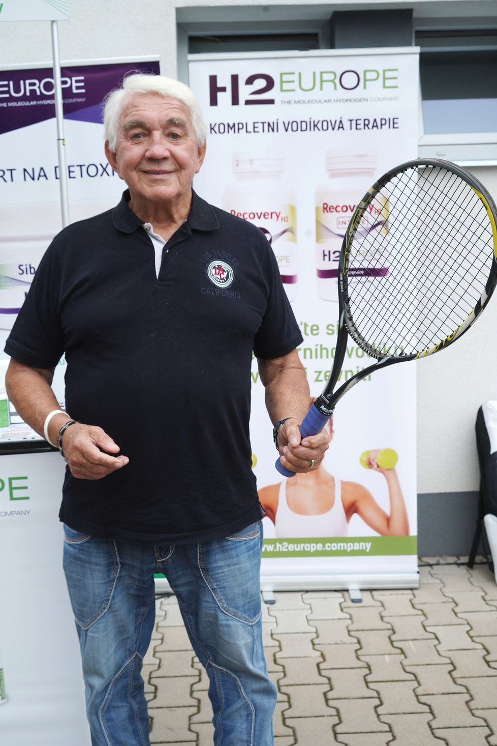 Jiří Krampol na tenisovém turnaji
