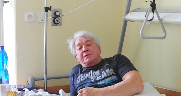 Jiří Krampol skončil v nemocnici kvůli selhání srdce