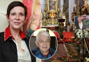 Marta Krampolová si o zádušní mši na Krampolovu počest myslí svoje...