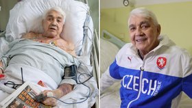 Vážně nemocný Jiří Krampol (85): Utíká pryč z nemocnice.