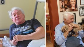 Vyděšený Jiří Krampol (82): Převoz z nemocnice po dvou operacích srdce!