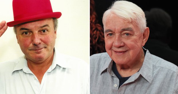 Jiří Krampol s Oldřichem Dudkem