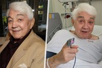 Jiří Krampol (85) znovu v nemocnici: Rok plný potíží a bolesti na lůžku!