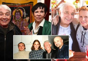 Jiří Krampol měl čtyři ženy a čtyři syny