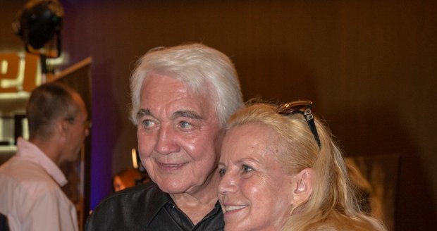 Jiří Krampol a jeho žena Hana Krampolová
