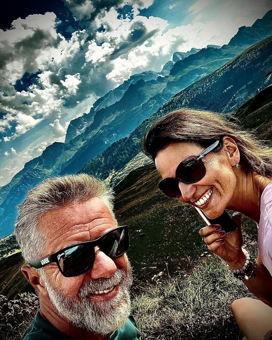 Jiří Langmajer a Adéla Gondíková při návštěvě Jižního Tyrolska.