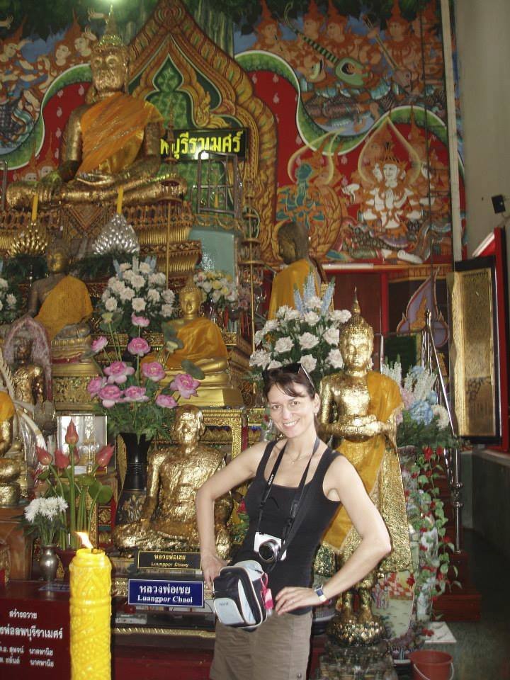 Adéla si užívala krásy thajských památek.