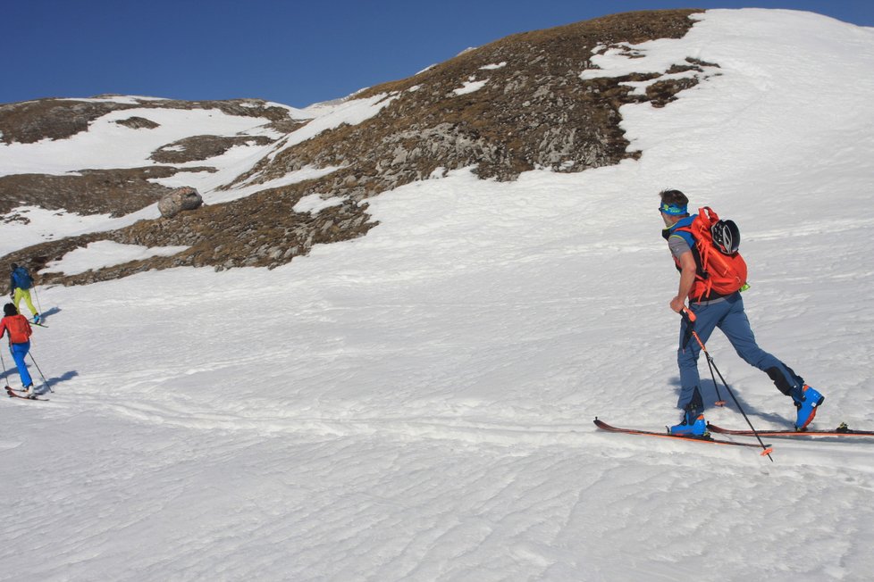 Jirka Langmajer se zamiloval do skialpinismu především díky túrám v Jižním Tyrolsku.