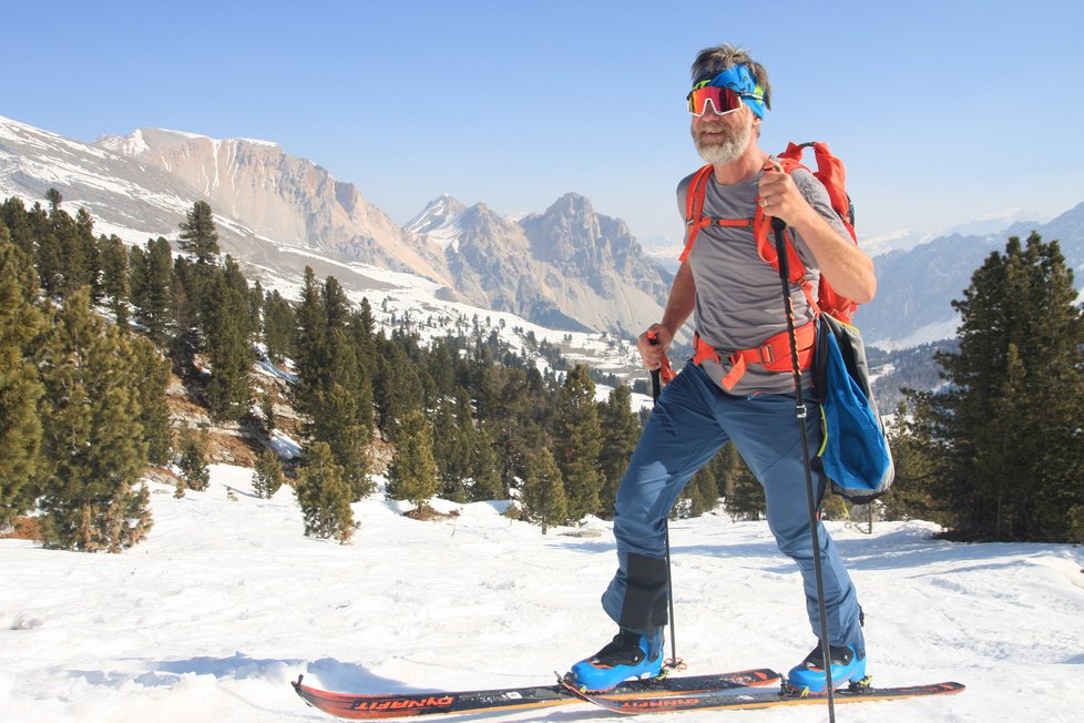 Jirka Langmajer se zamiloval do skialpinismu a především díky tůrám v JIžním Tyrolsku