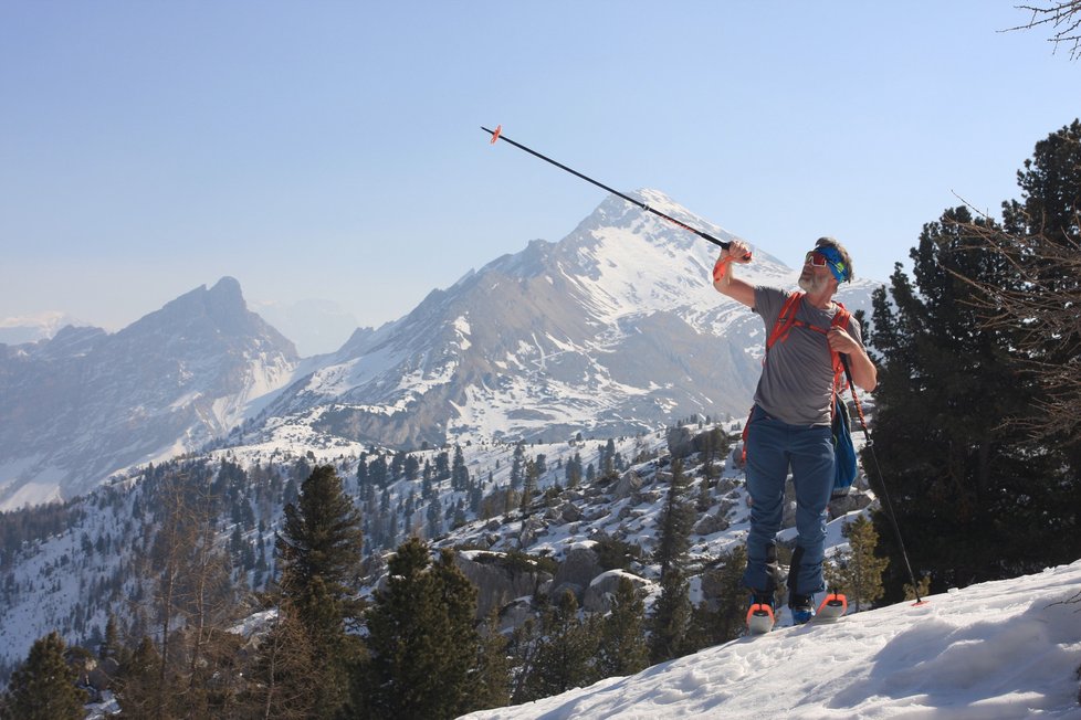 Jirka Langmajer se zamiloval do skialpinismu a především díky tůrám v JIžním Tyrolsku