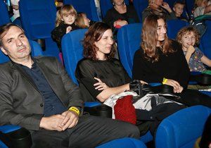 Jiří Macháček s rodinkou v kině