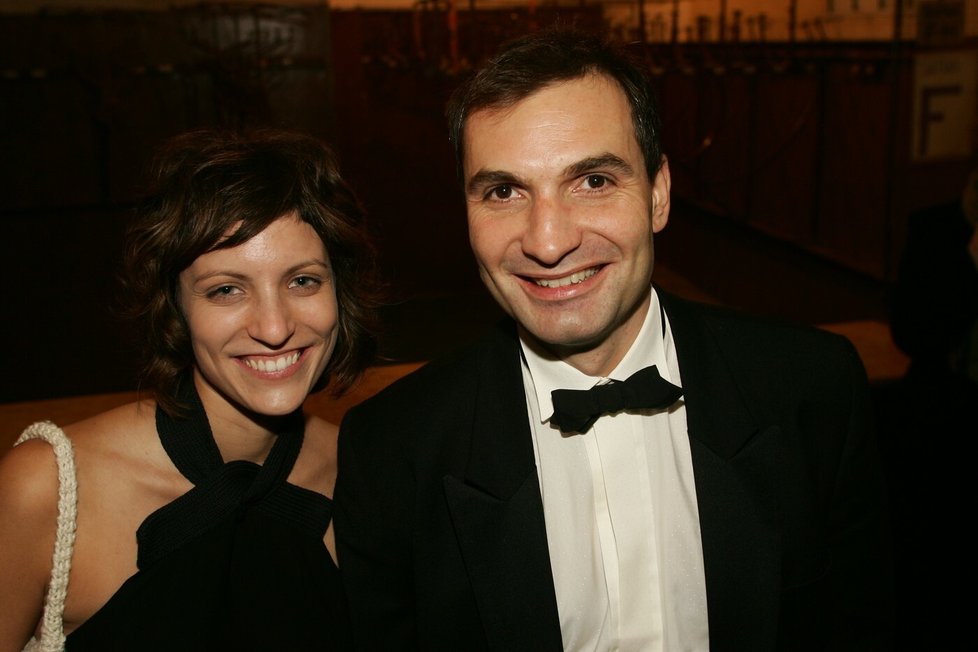 Jiří Macháček s přítelkyní Kristinou